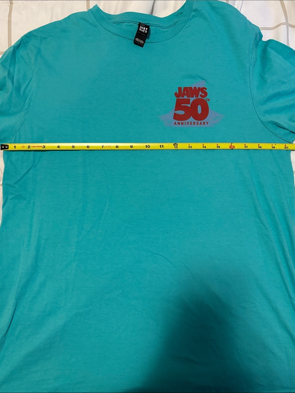 Jaws 50th Anniversary Teal T-Shirt - Picture 6 of 7